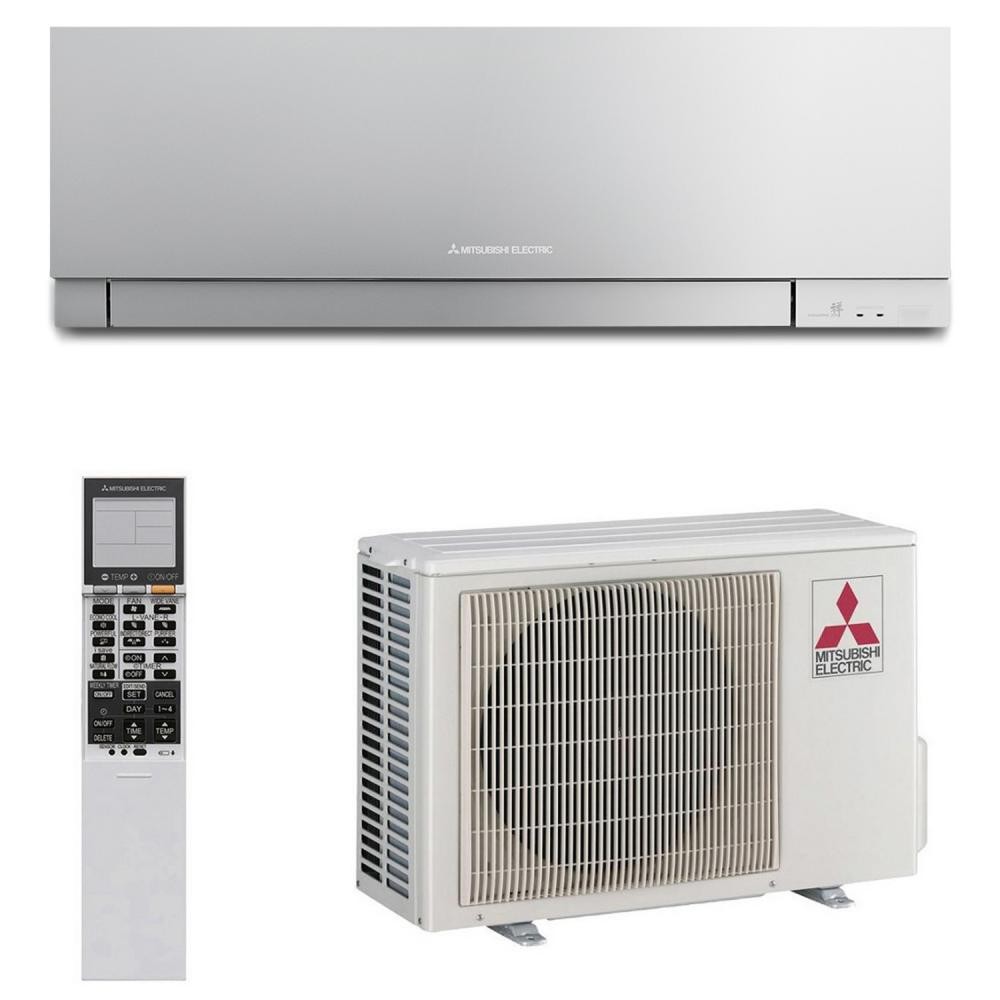 Настінний кондиціонер MITSUBISHI ELECTRIC Design MSZ-EF18VGKS/MUZ-EF50VG (Inverter, Silver), - фото 2