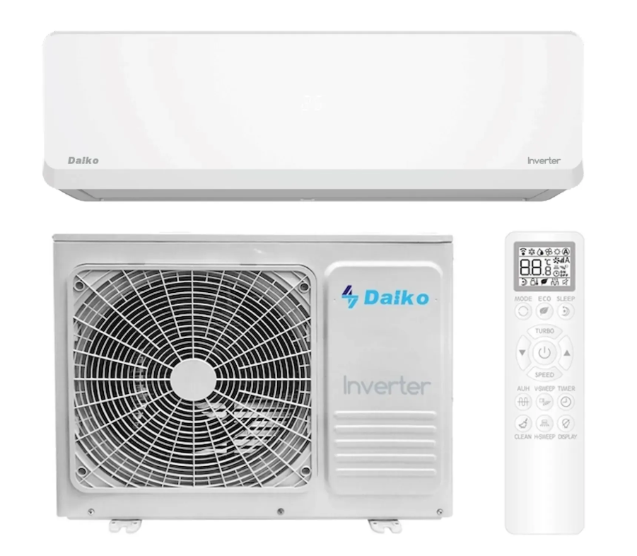  Настінний кондиціонер NEW DAIKO NOVATOR  NRSK-H18NVR/NRSK-H18INVR  R32 