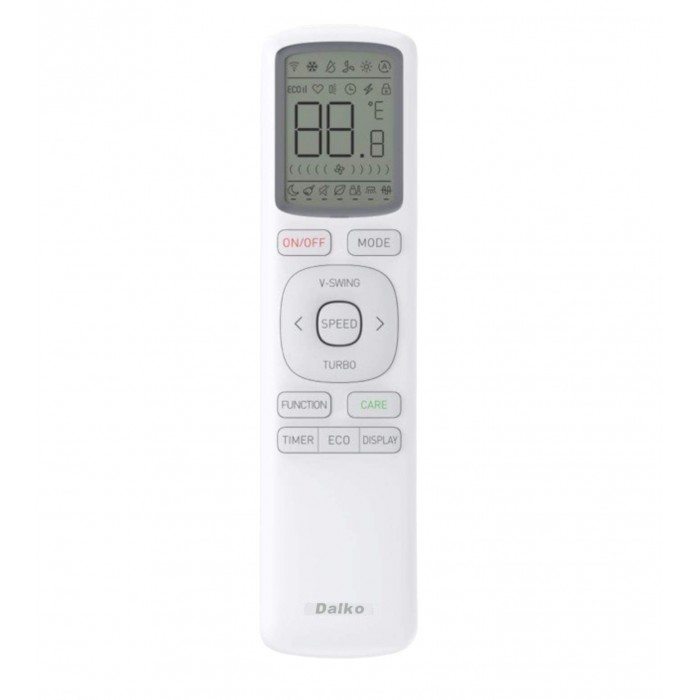 Настінний кондиціонер NEW DAIKO NOVATOR  NRSK-H24NVR/NRSK-H24INVR  R32 , - фото 3