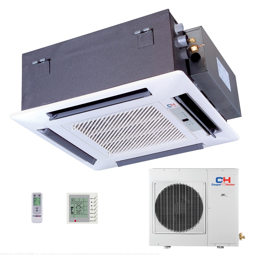 Касетний кондиціонер COOPER&HUNTER CH-IC160NK/CH-IU160NM Касетні  R32  INVERTER, - фото 2