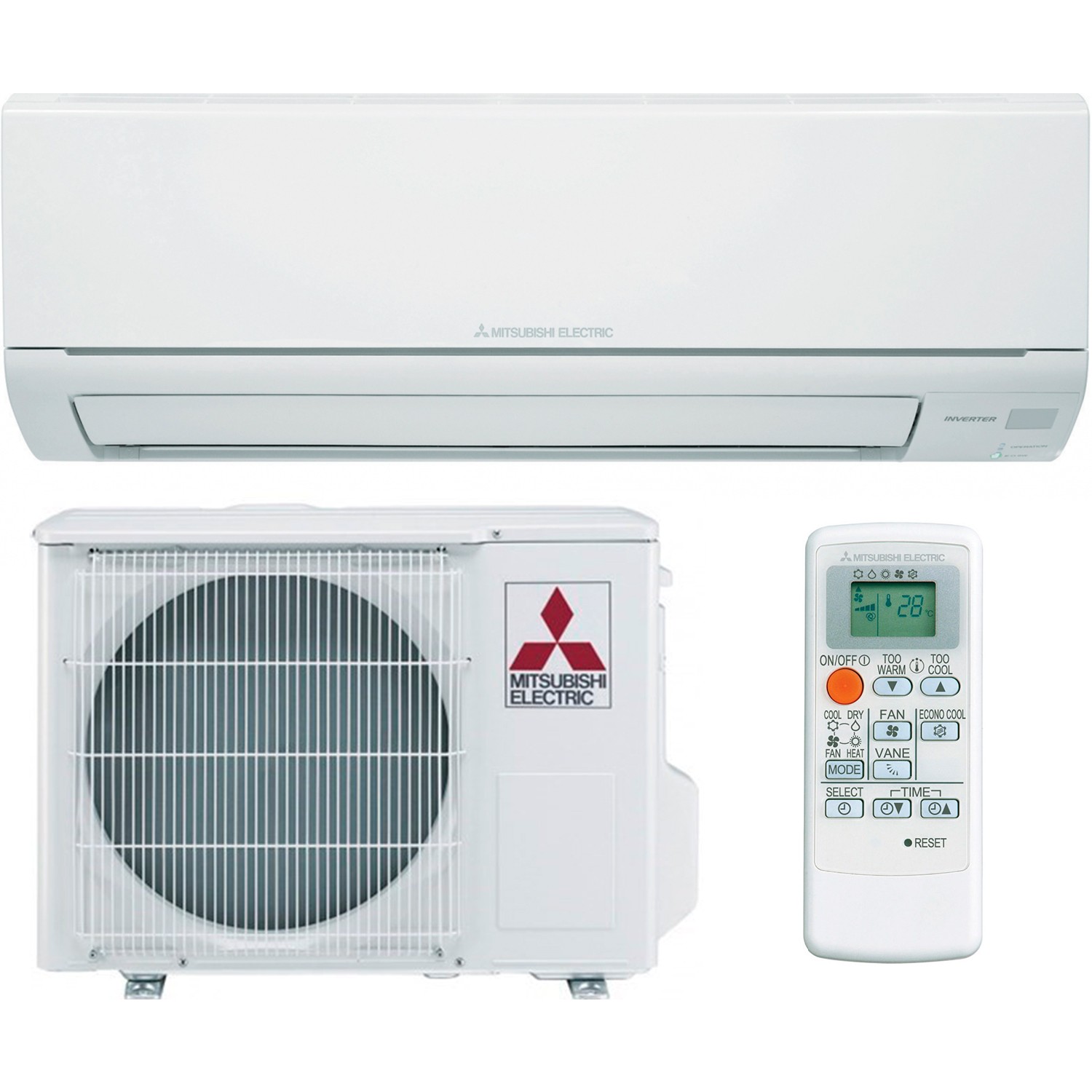 Настінний кондиціонер MITSUBISHI ELECTRIC MSZ-DM50VA/MUZ-DM50VA (Inverter, WI-FI), - фото 2