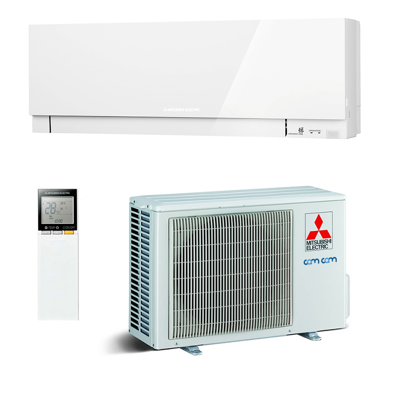 Настенный кондиционер MITSUBISHI ELECTRIC Design MSZ-EF25VGKW/MUZ-EF25VG (Inverter, White), - фото 2