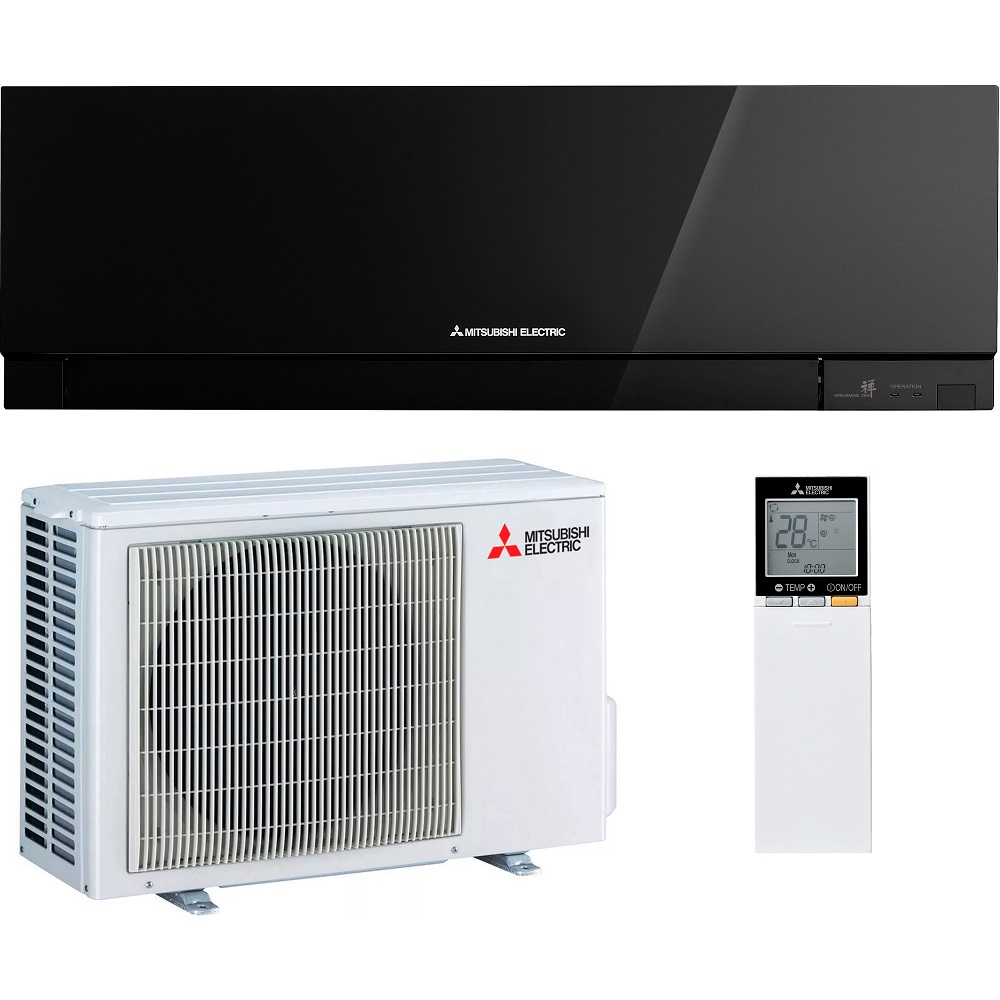 Настінний кондиціонер MITSUBISHI ELECTRIC Design MSZ-EF42VGKB/MUZ-EF42VG (Inverter, Black), - фото 2