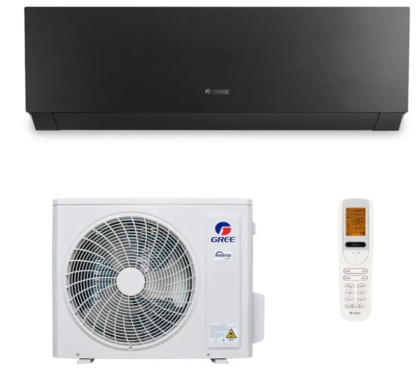 Настінний кондиціонер GREE Clivia Black GWH(18)AUDXD-K6DNA1A DC inverter +Wi-fi